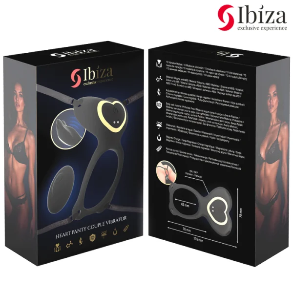 HERZ-PANTY-PARTNERVIBRATOR MIT FERNBEDIENUNG VON IBIZA