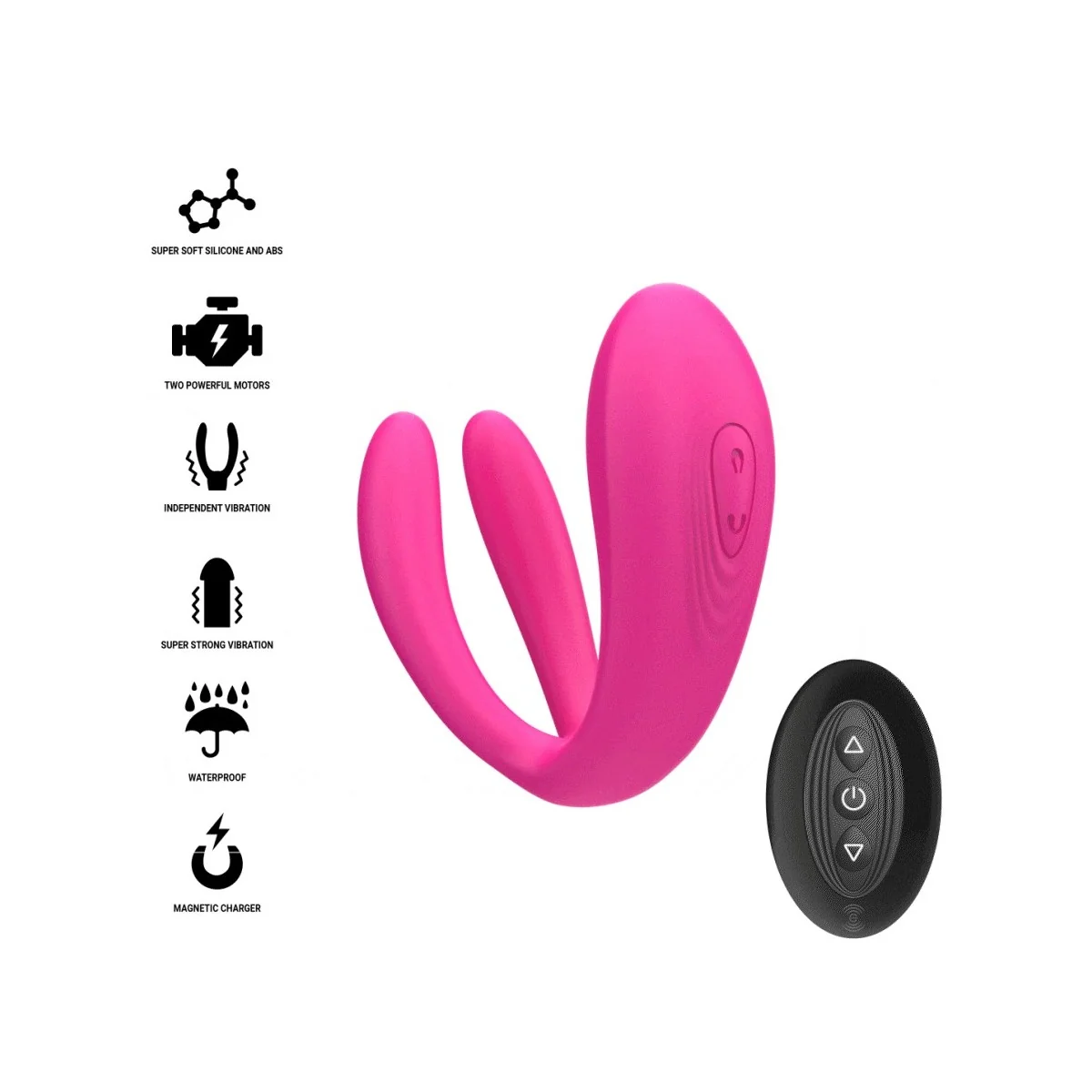 JULIA DOPPELVIBRATOR-KLEMMENSTIMULATOR MIT FERNBEDIENUNG VON INTENSE COUPLES TOYS
