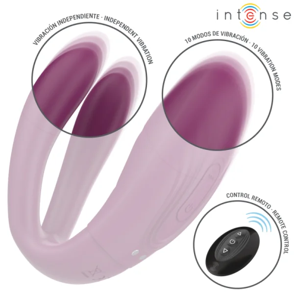 SANDRA KLAPPE- UND VIBRATIONSKLEMMSTIMULATOR MIT FERNBEDIENUNG VON INTENSE COUPLES TOYS