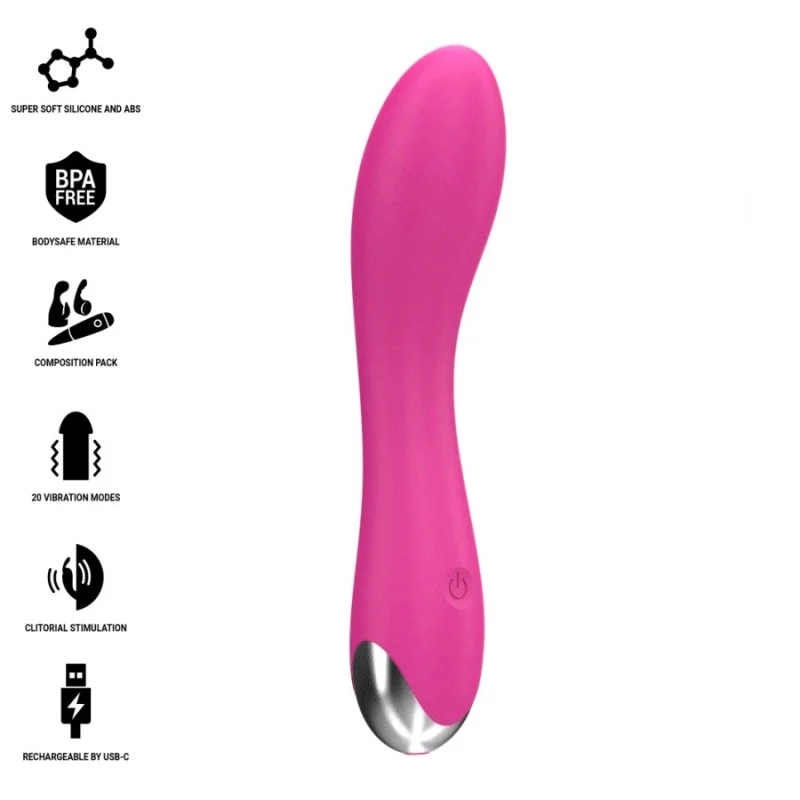 CHER VIBRATOR MIT 20 MUSTER UND AUSTAUSCHBAREN AUFSÄTZEN VON INTENSE FUN 2