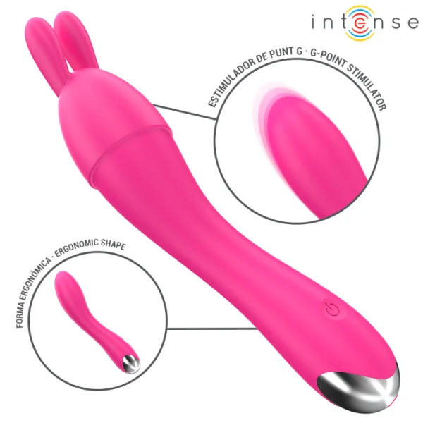 CHER VIBRATOR MIT 20 MUSTER UND AUSTAUSCHBAREN AUFSÄTZEN VON INTENSE FUN