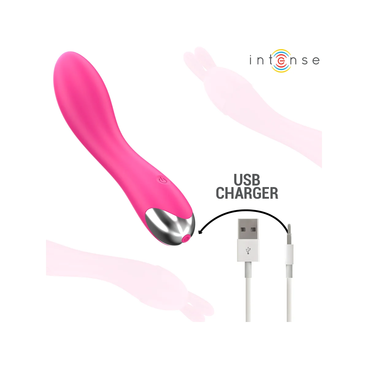 CHER VIBRATOR MIT 20 MUSTER UND AUSTAUSCHBAREN AUFSÄTZEN VON INTENSE FUN