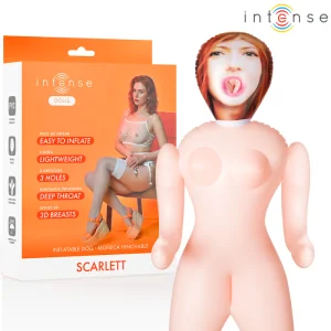 AUFBLASBARE PUPPE SCARLETT MIT DREI ÖFFNUNGEN VON INTENSE DOLLS