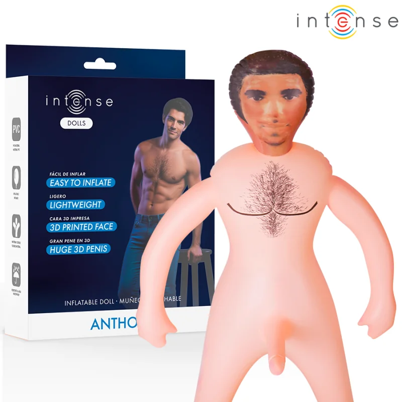 AUFBLASBARE PUPPE ANTHONY MIT 3D-PENIS VON INTENSE DOLLS