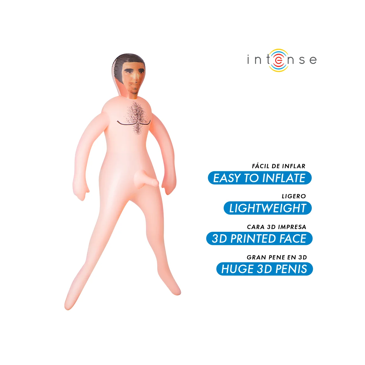 AUFBLASBARE PUPPE ANTHONY MIT 3D-PENIS VON INTENSE DOLLS