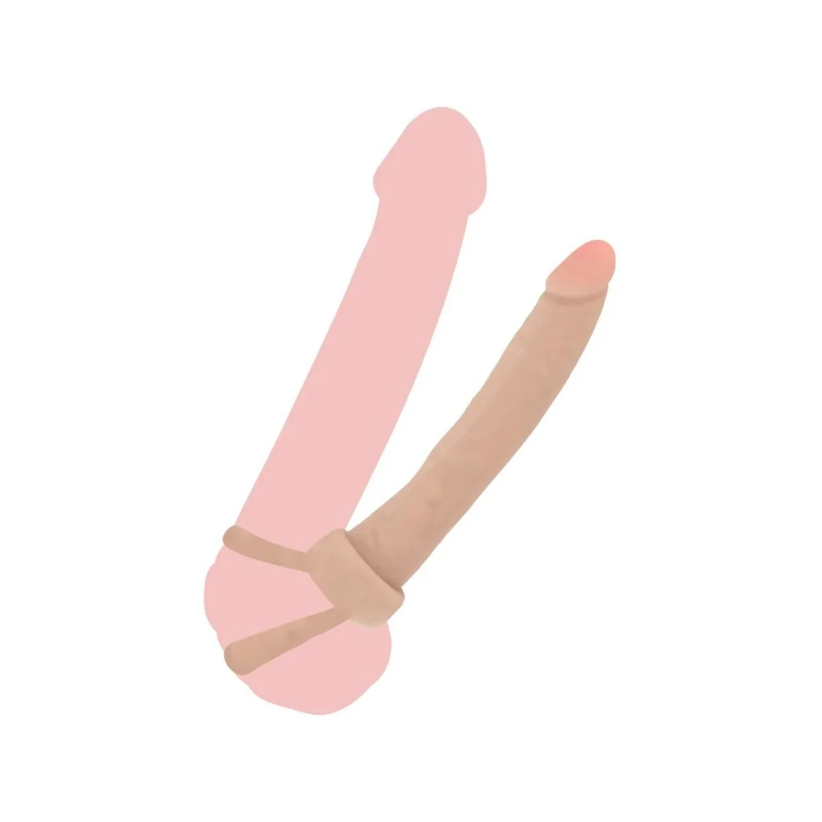 DOUBLE TROUBLE SILIKON-ANALPENETRATOR 16 CM VON GET REAL