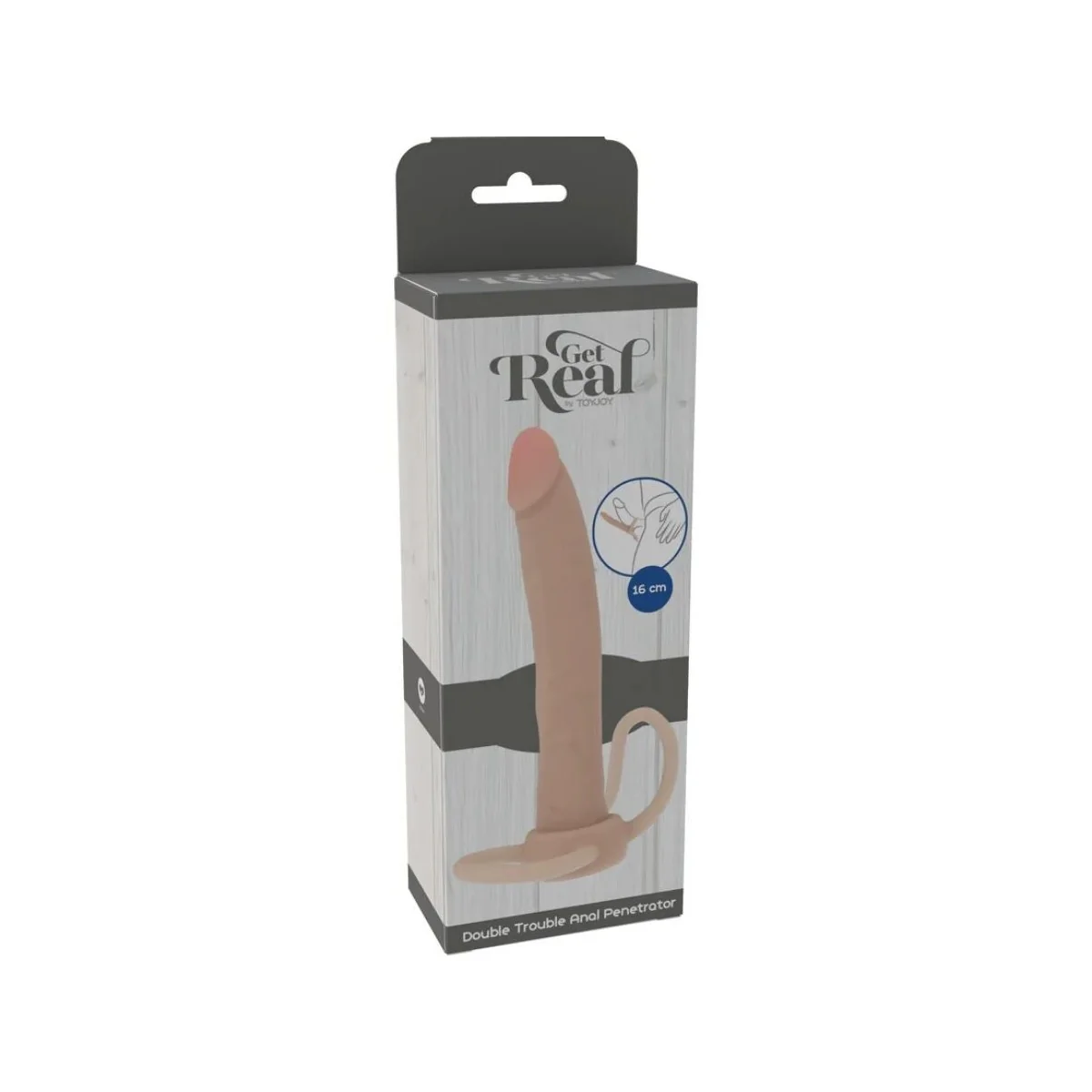 DOUBLE TROUBLE SILIKON-ANALPENETRATOR 16 CM VON GET REAL