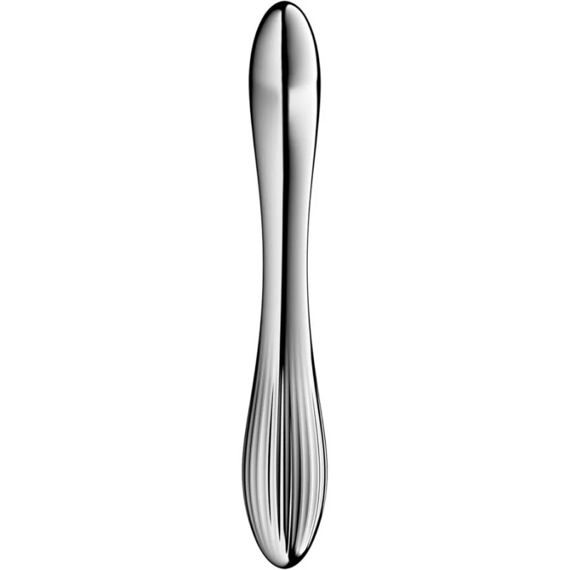 PURE GRAVITY 1 DOPPELENDELLER DILDO AUS EDELSTAHL VON SATISFYER DILDO 2