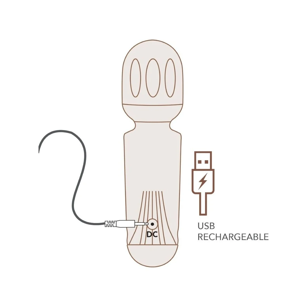 MINI-AUFLADBARER STAB MIT 16 FUNKTIONEN VIOLET DREAM VON ROCKS-OFF