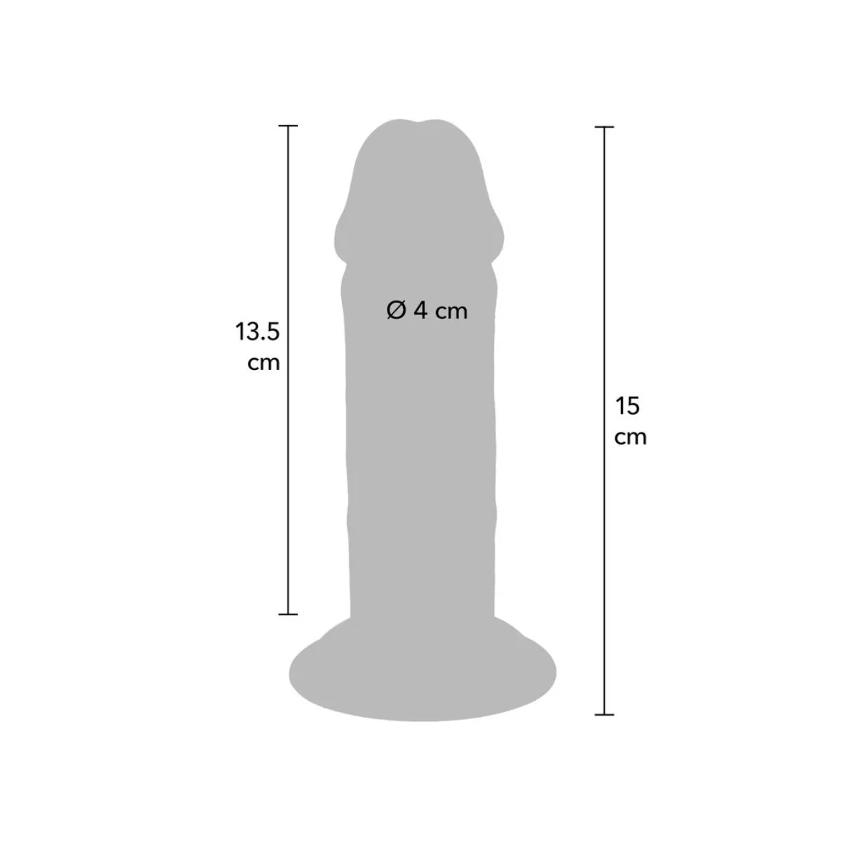 DELUXE DICKER TPE-DONNERSATZ MIT DOPPELTER DICHTE, 15 CM VON GET REAL