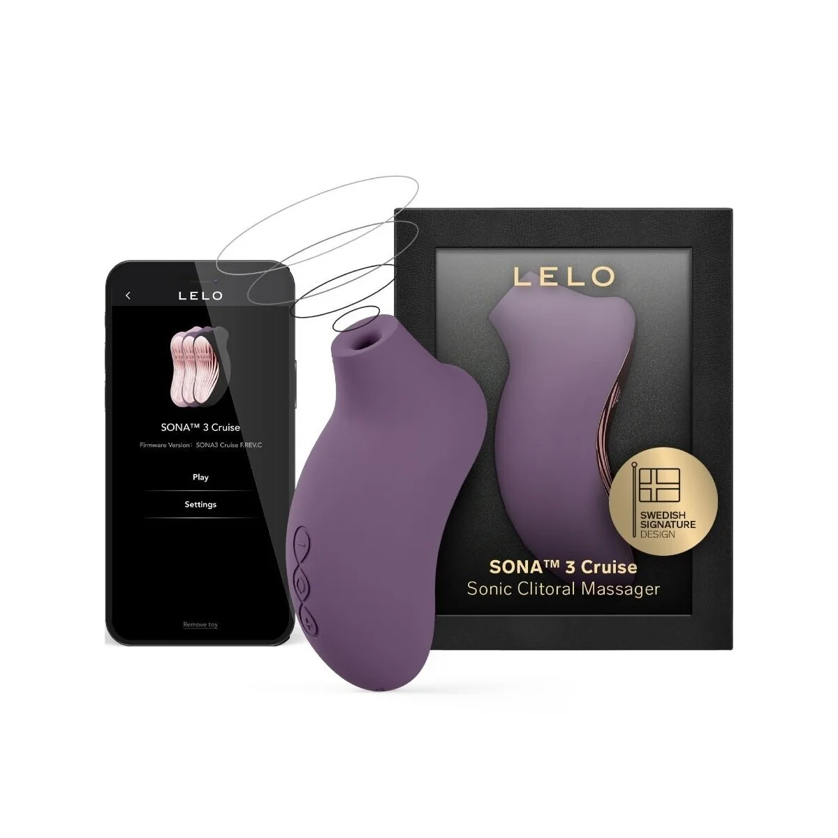 SONA 3 CRUISE SONIC KLITORMASSAGER PLUM VON LELO