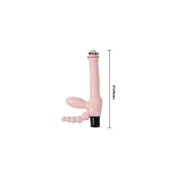 Seilloser TPR-Gurt mit Vibration und Analstimulation 25.4 cm von Baile kaufen | Fesselliebe