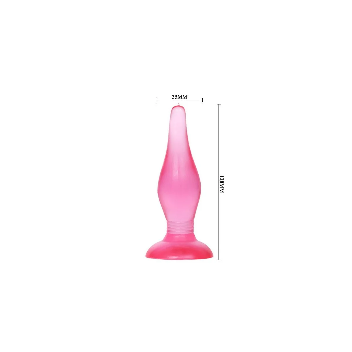 Lila Soft Touch Analsplug 14.2 cm von Baile Anal kaufen | Fesselliebe
