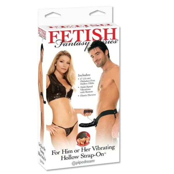 Vibrierender Hohl-Strap-On für Sie Oder Ihn, Schwarz von Fetish Fantasy Series kaufen | Fesselliebe