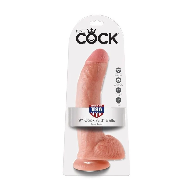 9 Schwanzfleisch mit Eier 22.9 cm von King Cock kaufen | Fesselliebe