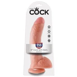 9 Schwanzfleisch mit Eier 22.9 cm von King Cock kaufen | Fesselliebe