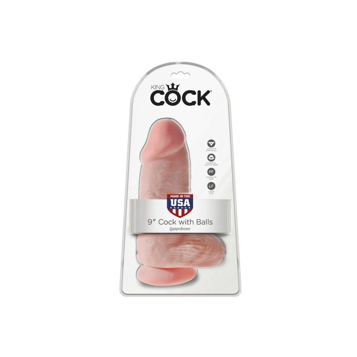 Realistischer Penis Chubby 23 cm von King Cock kaufen | Fesselliebe