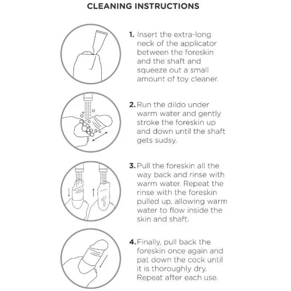 Realistischer Dildo Ungeschnittenes Fleisch 15 cm von King Cock kaufen | Fesselliebe