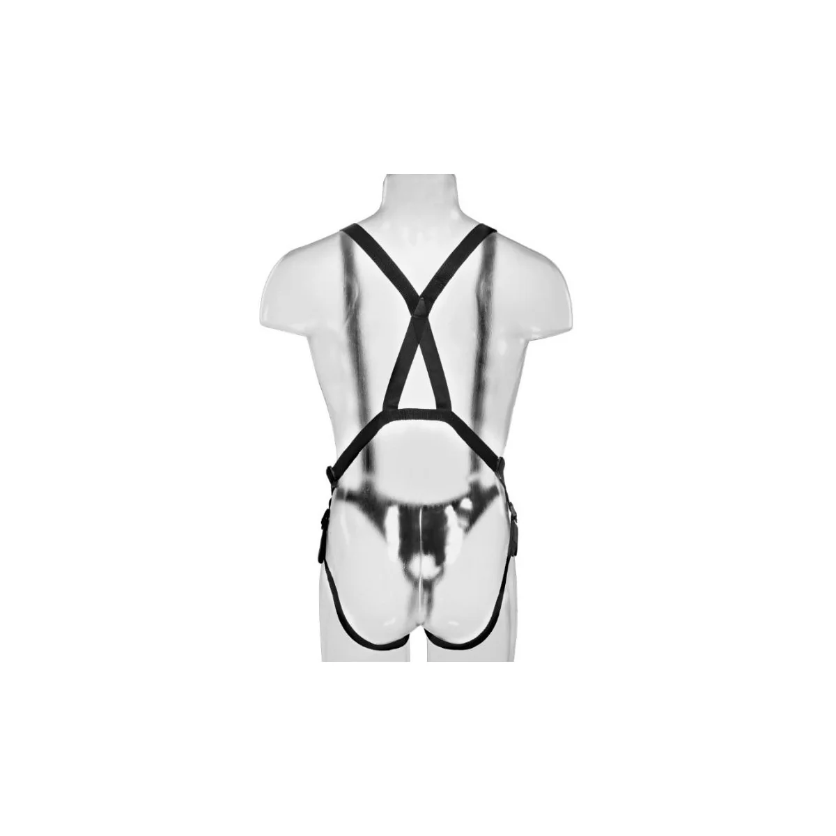 28 cm Hohles Strap-On-Strumpfsystem Fleisch von King Cock kaufen | Fesselliebe