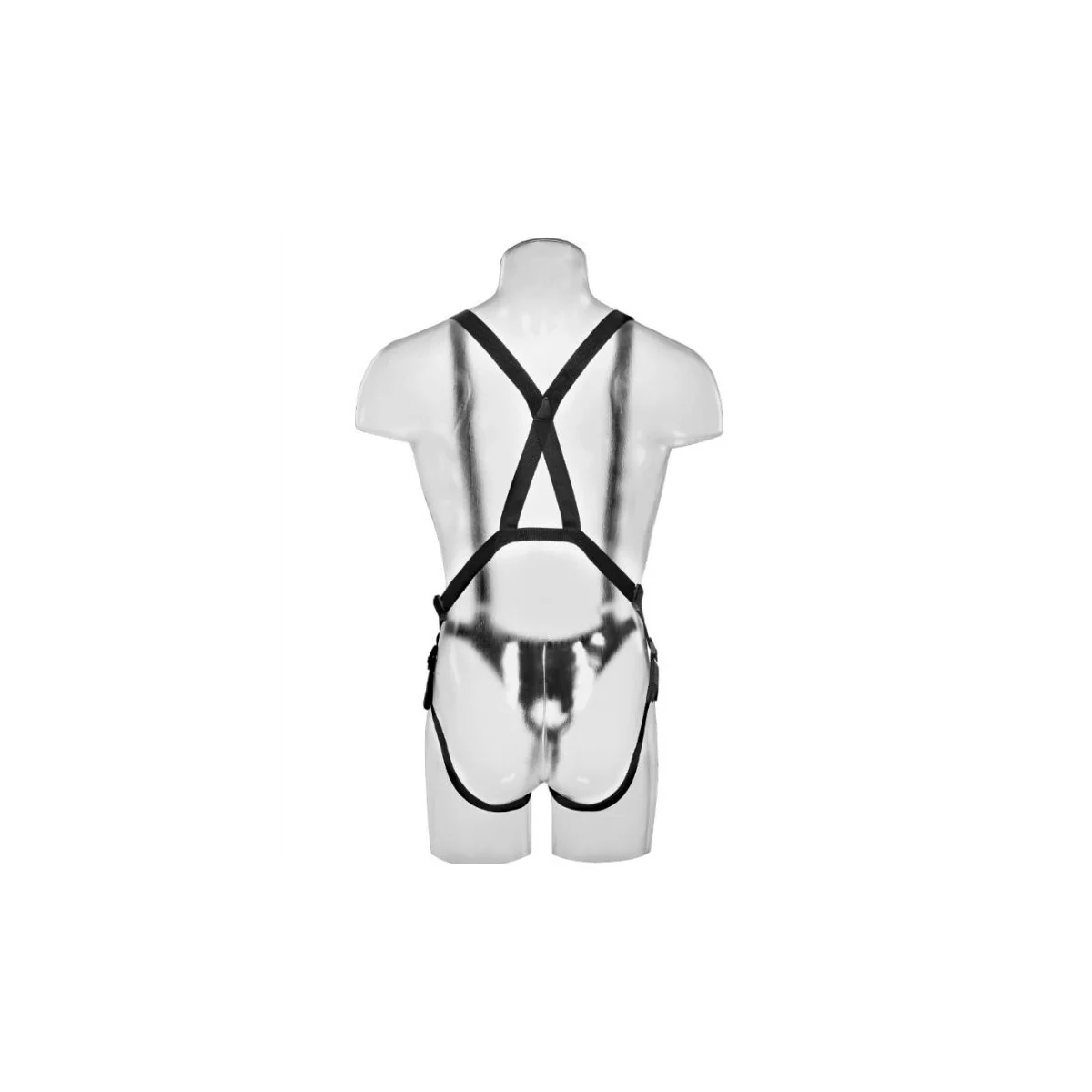 30,5 cm Hollow Strap-On Suspender System - Fleisch von King Cock kaufen | Fesselliebe
