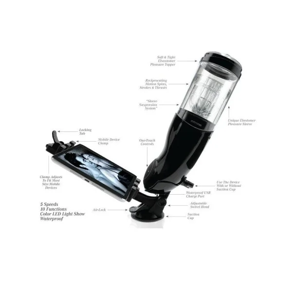 Pdx Mega Bator Usb-Mnnlicher Masturbator Vagina Weiss von Extreme Toyz kaufen | Fesselliebe