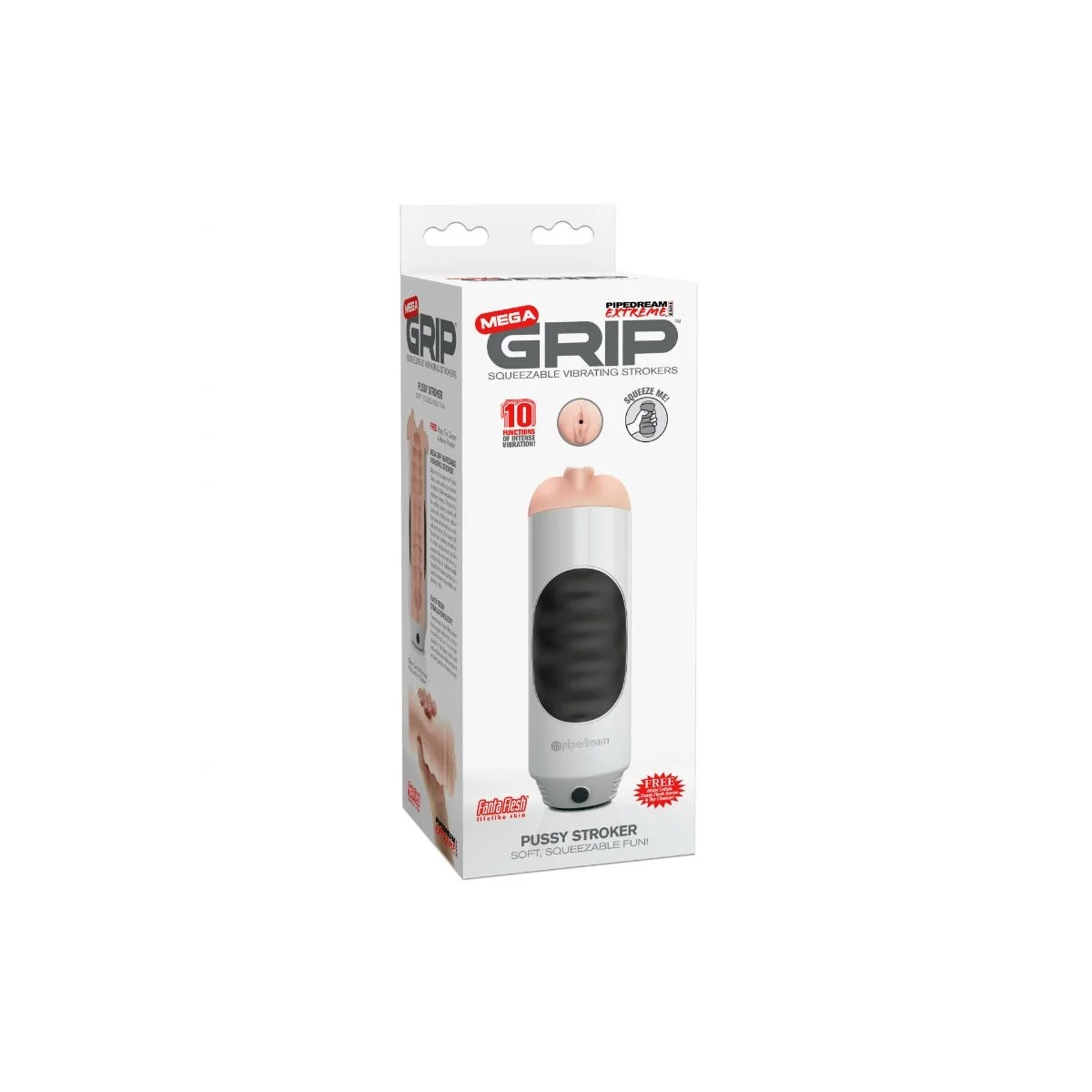 Pipedream Mega Grip Vagina Masturbator Vibrator von Extreme Toyz kaufen | Fesselliebe