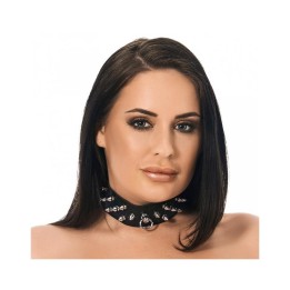 Lederhalsband mit Spikes von Bondage Play | Fesselliebe.de