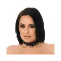 Lederhalsband mit Spikes von Bondage Play