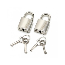 Set mit 2 Vorhängeschlössern von Bondage Play | Fesselliebe.de
