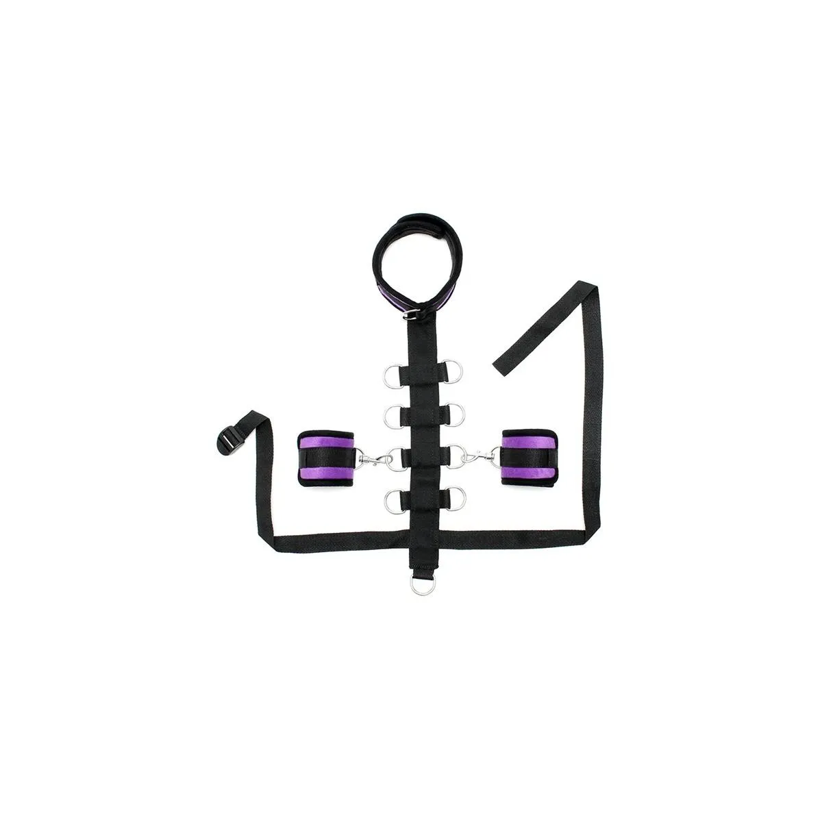 Set Halsband mit Manschetten Lila von Bondage Play | Fesselliebe.de