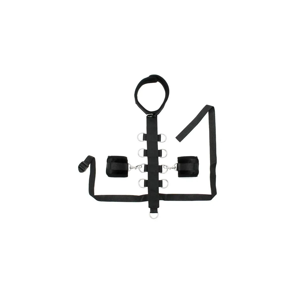 Set Halsband mit Manschetten Schwarz von Bondage Play | Fesselliebe.de