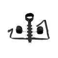 Set Halsband mit Manschetten Schwarz von Bondage Play