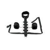 Set Halsband mit Manschetten Schwarz von Bondage Play | Fesselliebe.de