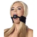 Atmungsaktiver Knebelball Schwarz von Bondage Play