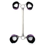 Spreizstange mit Abnehmbaren 4 Manschetten Lila von Bondage Play | Fesselliebe.de