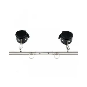 Spreizstange, Metall mit Manschetten – Verstellbar von Bondage Play