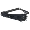 Lederpeitsche Schwarz 35 cm von Bondage Play