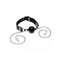 Mundknebel mit Nippelklemmen – Verstellbar von Bondage Play