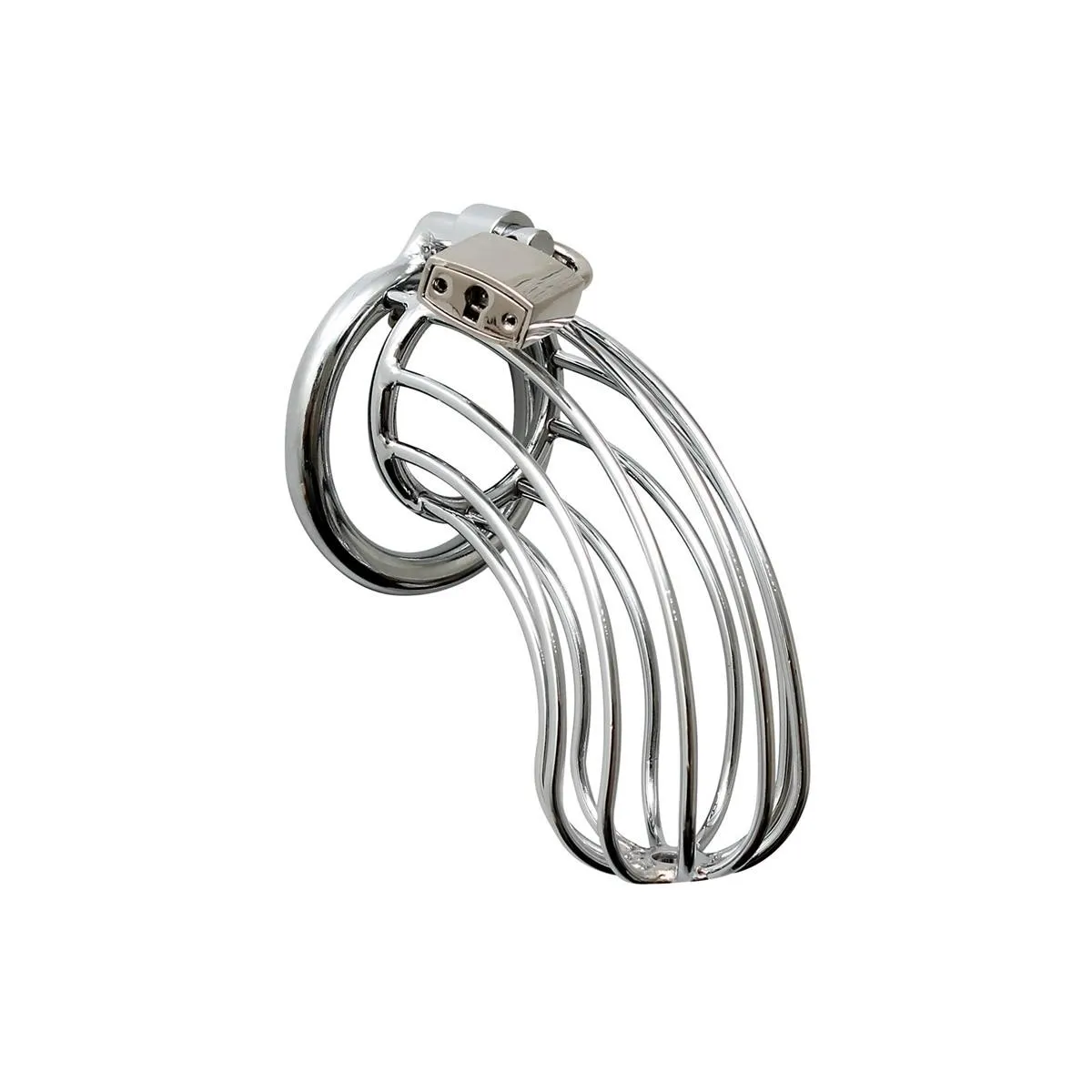 Keuschheitsgürtel mit Vorhängeschloss, Metall von Bondage Play | Fesselliebe.de