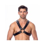Verstellbarer Ledergeschirr mit Schnallen von Bondage Play | Fesselliebe.de