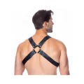 Verstellbarer Ledergeschirr mit Schnallen von Bondage Play