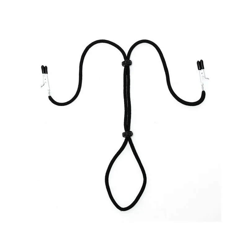 Nippelklemmen mit Penisschnur von Bondage Play | Fesselliebe.de