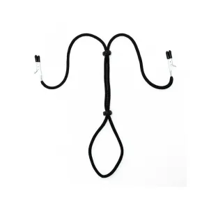 Nippelklemmen mit Penisschnur von Bondage Play | Fesselliebe.de