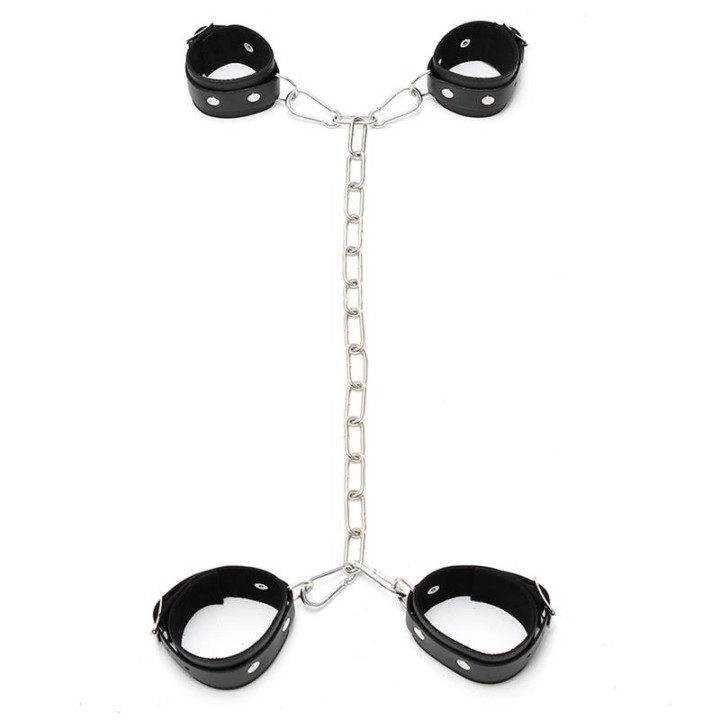 Fesseln mit Metallkette, Verstellbar von Bondage Play | Fesselliebe.de