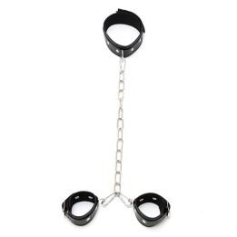 Halsband mit Fesseln, Verstellbar von Bondage Play | Fesselliebe.de