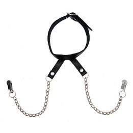 Nippelklemmen mit Halsband von Bondage Play | Fesselliebe.de
