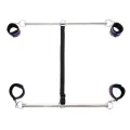 Doppel-Spreizstange mit Manschetten Verstellbar Lila von Bondage Play