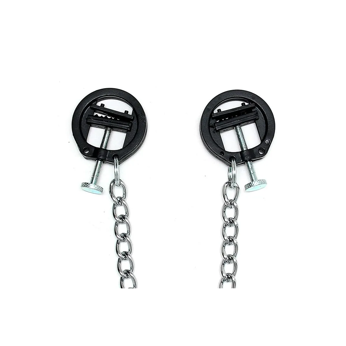 Nippelklemmen aus Metall, Verstellbar von Bondage Play | Fesselliebe.de