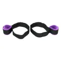 Handgelenk- bis Oberschenkelmanschetten-Set Verstellbar Lila von Bondage Play