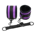 Fussfesseln mit Spreizgurt Verstellbar Lila von Bondage Play